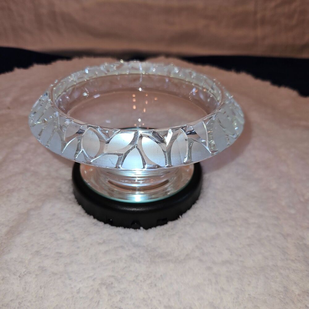 Vintage MIKASA Basmati Collection Small Lead Crystal Bowl 6"
